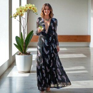 NWT BELLEVUE THE LABEL Zariah Maxi Dress